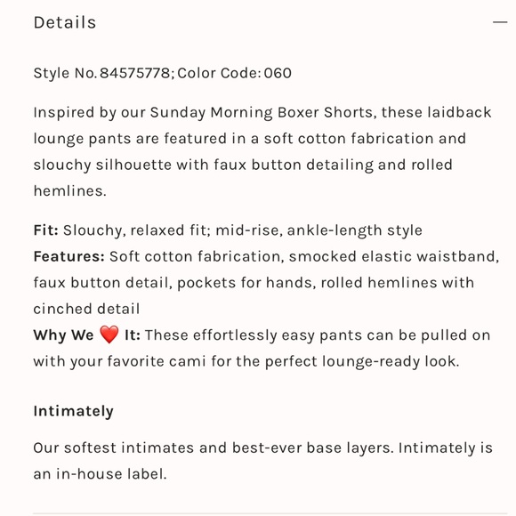 Intimately Free People Sunday Morning Slouchy Lounge Pants - Picture 13 of 13